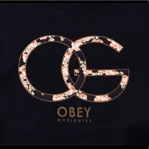 OBEY Floral Logo Pullover